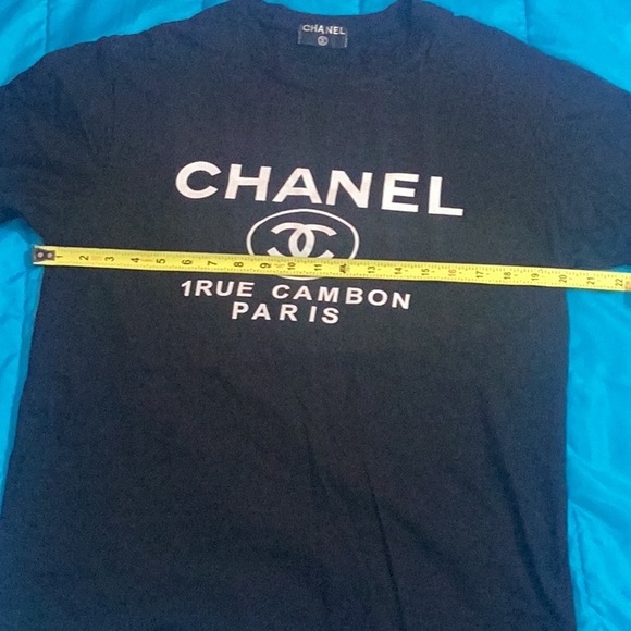 Chanel Black Graphic Tee for Men - Picture 6 of 8